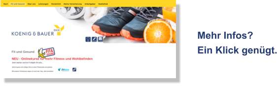 Mehr Infos?Ein Klick genügt.