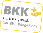 Ein Klick genügt: Der BKK PflegeFinder