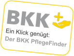 Ein Klick genügt: Der BKK PflegeFinder